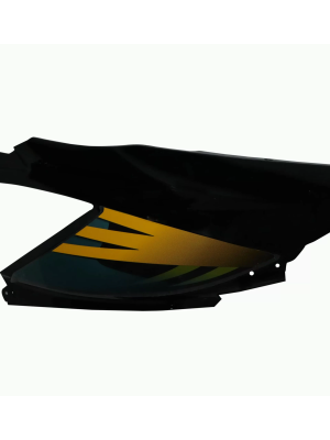 Side Panel cover Hero Pleasure N m Type 3 Black With Sticker