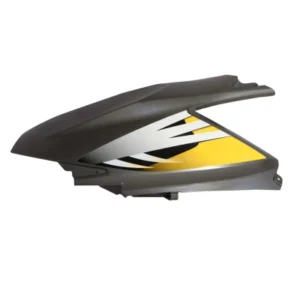 Side Panel cover Hero Pleasure N m Type 3 Grey yellow Sticker