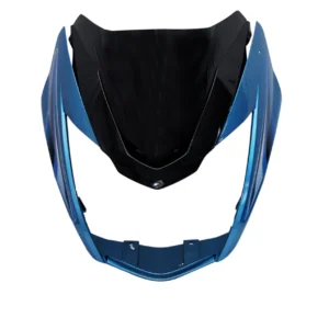 Head Light Visor mask TVS Victor N m Blue