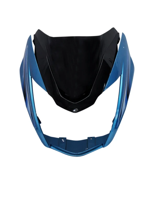 Head Light Visor mask TVS Victor N m Blue