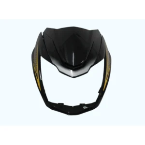 Head Light Visor mask TVS Victor N m Black golden Stk