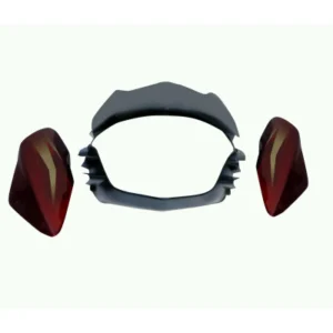 Head Light Visor mask bajaj Pulsar 135cc Ug 3 Red set Of 4 product image