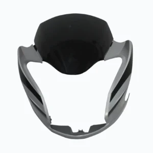 Head Light Visor mask hero Passion Xpro Type 2 Force Silver