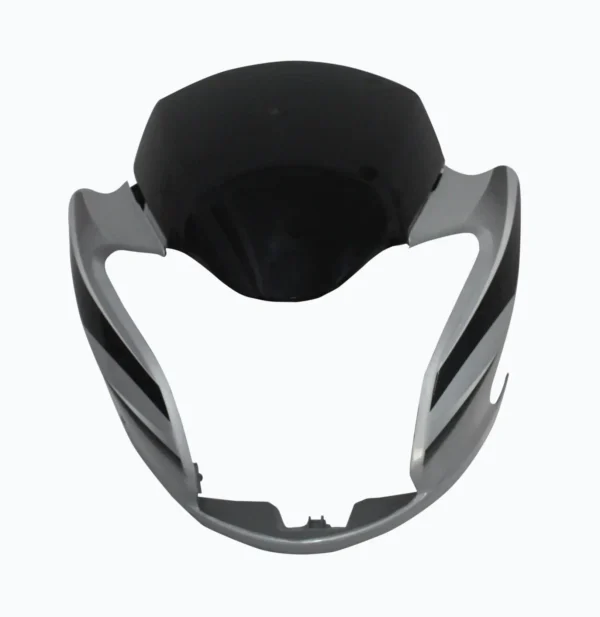 Head Light Visor mask hero Passion Xpro Type 2 Force Silver