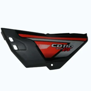 Side Panel cover Honda Cd110 Black red Stk product image