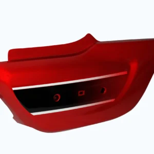 Side Panel cover TVS Radeon Red