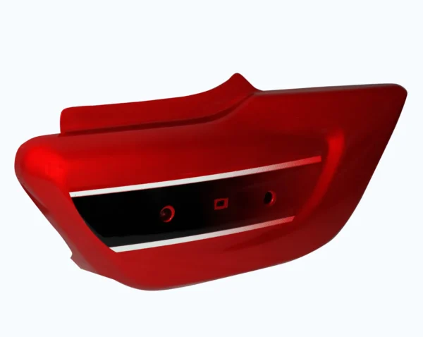 Side Panel cover TVS Radeon Red