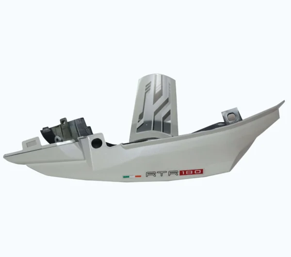 Tail Panel seat Cowl TVS Apache 180 N m Pearl White