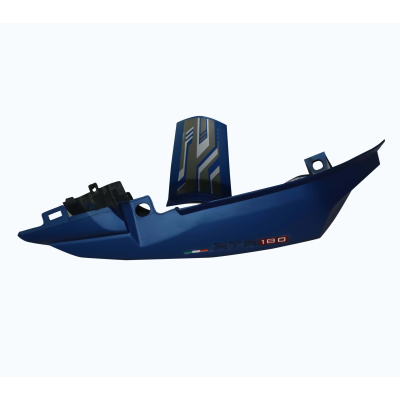 Tail Panel seat Cowl TVS Apache 180 N m Matt Blue