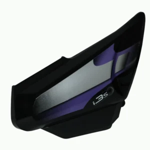 Side Panel cover Hero Hf Deluxe Bs6 Black red Stk