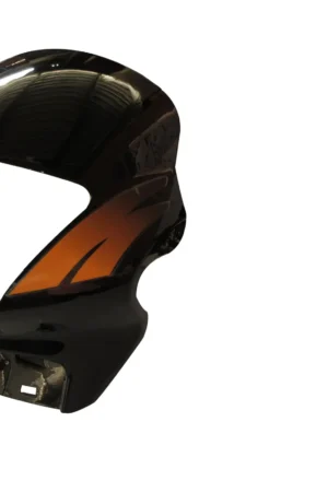 Head Light Visor mask hero Passion Plus Black orange Stk