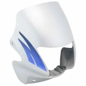 Head Light Visor mask Hero Passion Plus Silver blue Stk