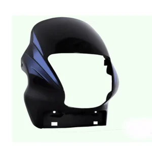 Head Light Visor mask Hero Passion Plus Latest Black blue Stk