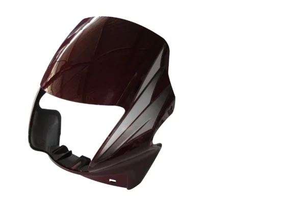 Head Light Visor mask hero Passion Plus Latest Wine Red