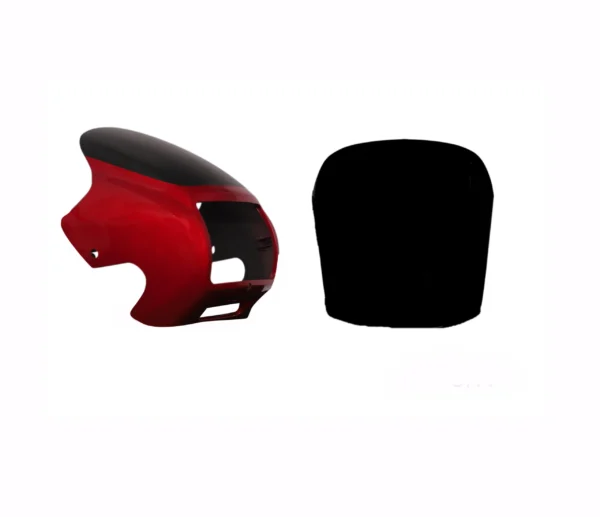 Head Light Visor mask hero Cd Deluxe splendor Type Red