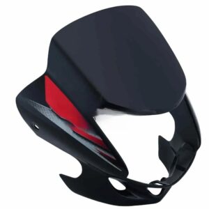 Head Light Visor mask hero Cd Deluxe N m Black red Stk