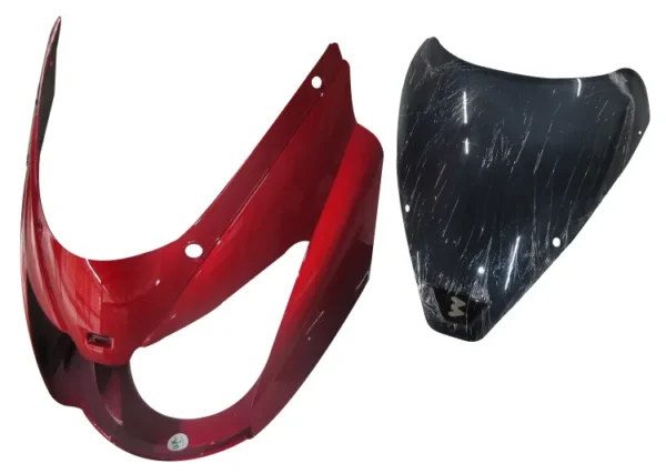 Head Light Visor mask bajaj Pulsar Dtsi N m Red