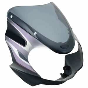 Head Light Visor mask Bajaj Discover 125cc Black purple Stk product image
