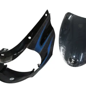 Head Light Visor mask Bajaj Discover 135cc Black blue Stk product image