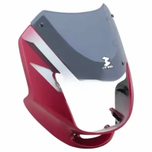 Head Light Visor mask bajaj Ct100 Deluxe Red product image