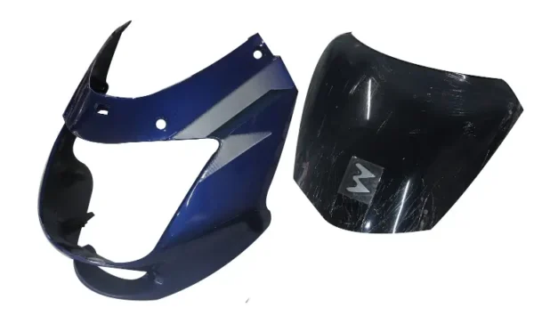 Head Light Visor mask bajaj Ct 100 Deluxe Blue