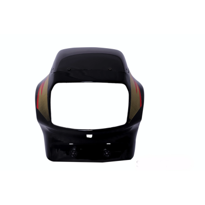 Head Light Visor mask TVS Victor Gl Black