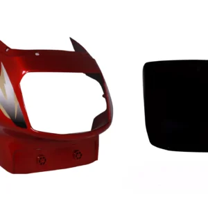 Head Light Visor mask tvs Victor Gl N m Red
