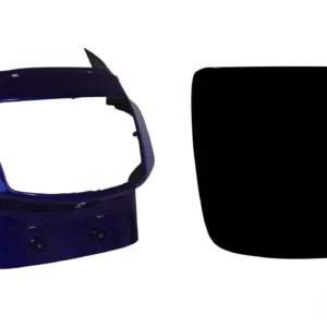 Head Light Visor mask tvs Victor Gl N m T Blue