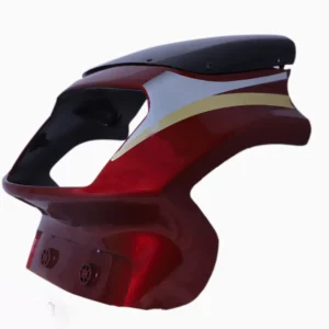 Head Light Visor mask TVS Victor Gx Red