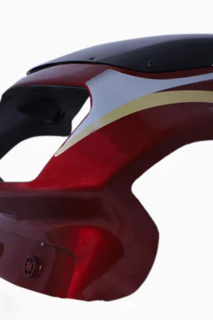Head Light Visor mask TVS Victor Gx Red