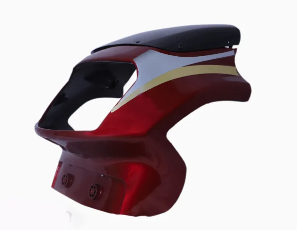 Head Light Visor mask TVS Victor Gx Red