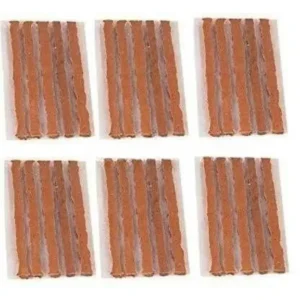 Tubeless Tyre Puncture Repair Rubber Strips Plug Sealing (30 Pcs, 10 Cm)