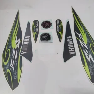 Sticker Kit yamaha Fz Type 4 tank Color black At Green