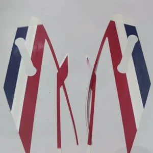 Sticker Kit Hero Honda Splendor Plus tank Color Black At Grey