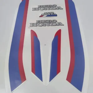 Sticker Kit Hero Honda Splendor tank Color Black