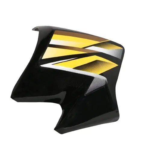 Tank Side Cover Panel Set LH RH Hero Honda Shine SP Type 3 Black Yellow STK product image