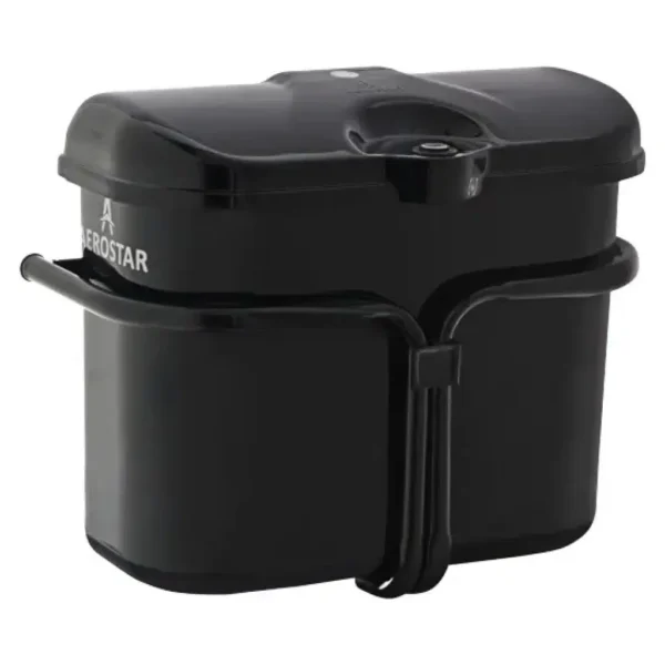 Side Box  Aerostar Black  Universal For All Moped