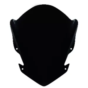 Exrc200 Plastic Windscreen Visor for With Ktm Rc 200 Front Fairing Windshield Baffle Wind Deflector black