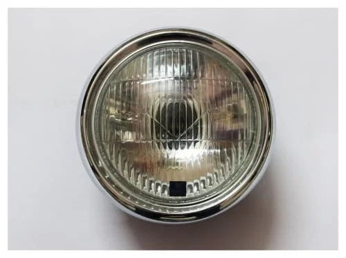 Head Light Assy bajaj Black Chetak