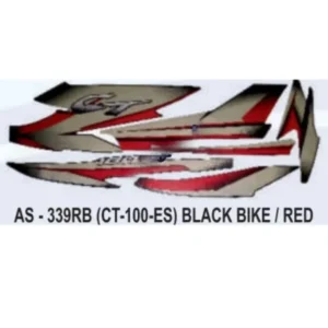 Red Sticker Set For Bajaj Ct 100