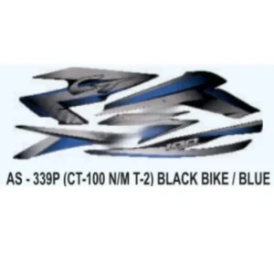 Blue Sticker Set For Bajaj Ct 100