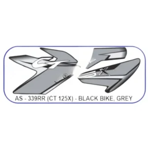 Graphics Sticker Set For Bajaj Ct 125x