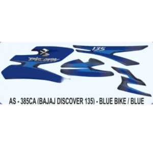 Blue Sticker Set For Bajaj Discover 135 product image