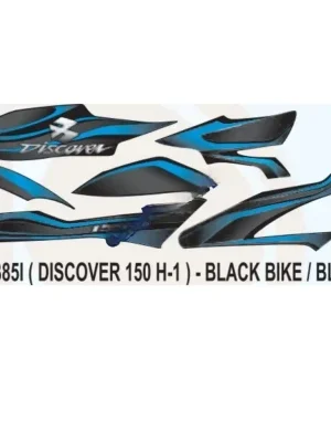 graphics-sticker-set-for-bajaj-discover-150-h1-black-vehicle-blue-400x400 Sticker Set For Bajaj Discover 150 product image