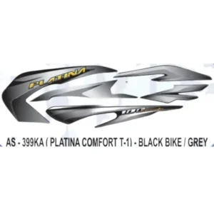 Grey Sticker Set For Bajaj Platina Comfortec