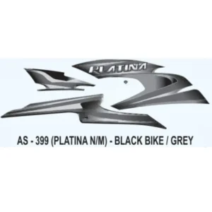 Grey Sticker Set For Bajaj Platina