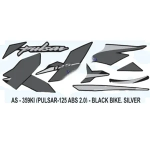Silver Sticker Set For Bajaj Pulsar 125