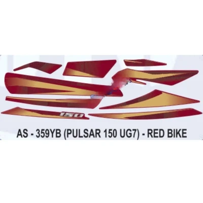 Graphics Sticker Set For Bajaj Pulsar 150 Ug