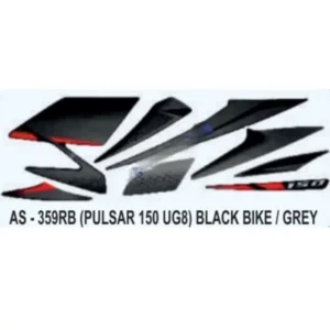 Grey Sticker Set For Bajaj Pulsar 150