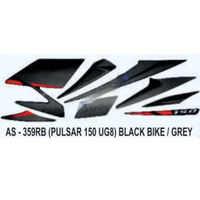 Grey Sticker Set For Bajaj Pulsar 150